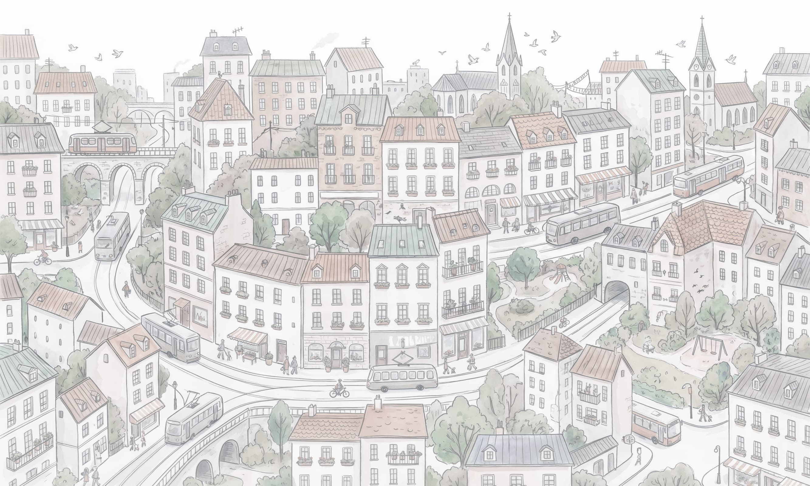 Papier peint City Walk