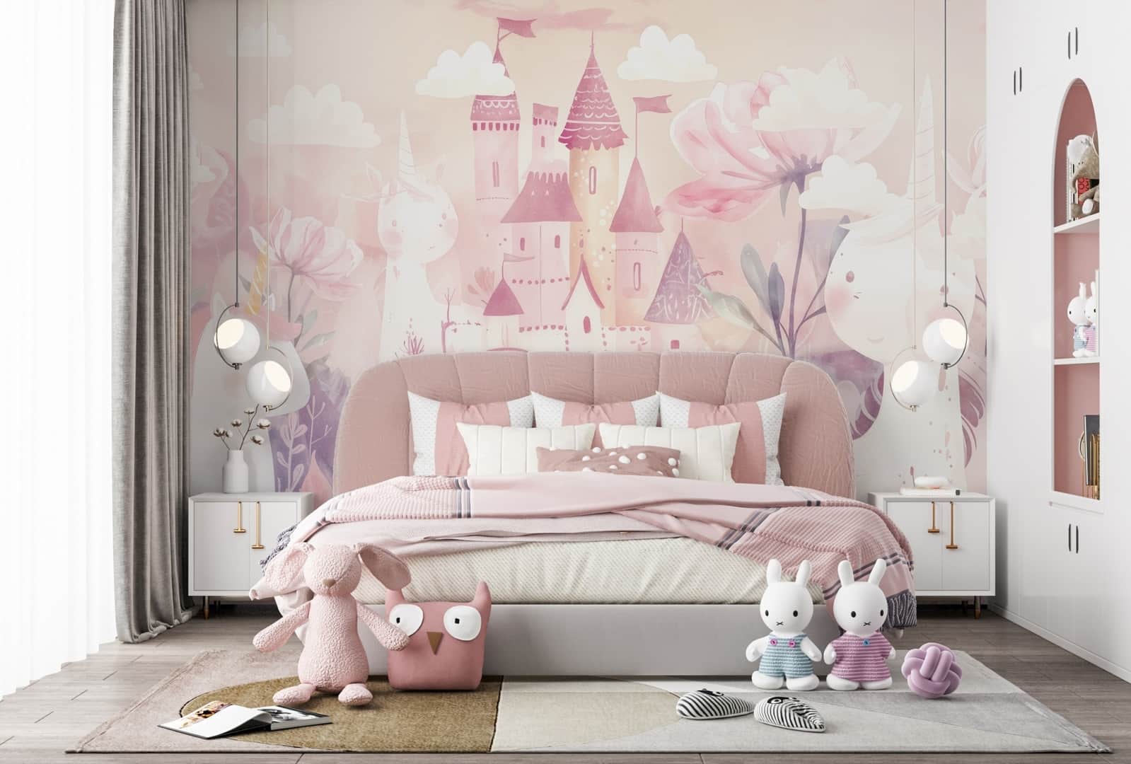 Papier peint Unicorn Castle