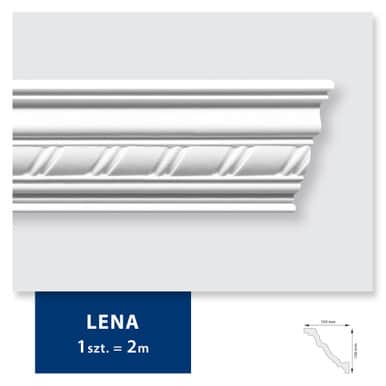 Carton de 40 mètres Corniche Plafond LENA DMS - 20 pièces