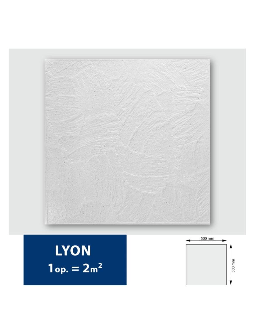 Rosace Lyon - Carton de 4,5 m² (18 pièces)