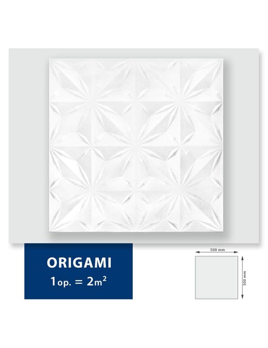 Rosace Origami - Carton de 48 m² (24 pièces)