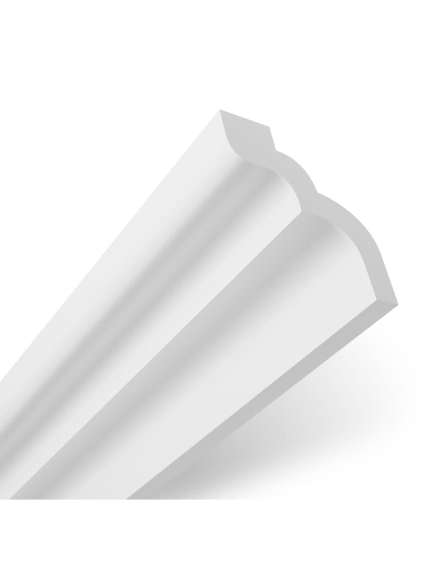 Ceiling cornice CD50S - Box of 56 linear m (28 pieces)