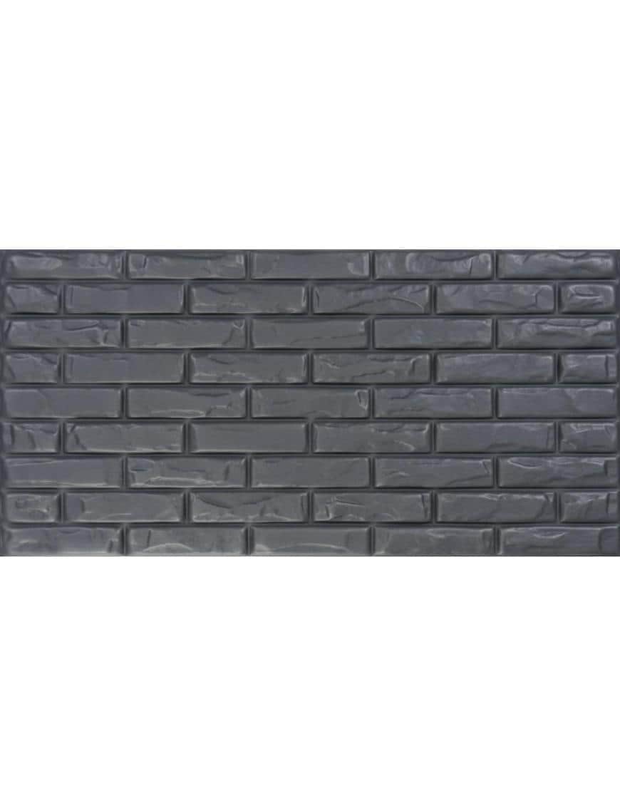 Panneau decoratif BRIQUE ANTHRACITE - Carton de 26 m² (52 pièces)