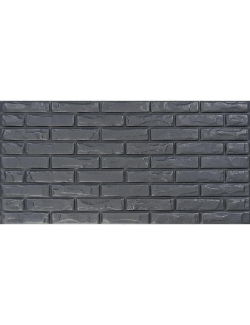 Panneau decoratif BRIQUE ANTHRACITE - Carton de 6,5 m² (13 pièces)