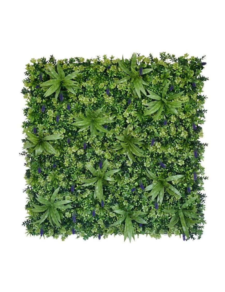 Panneau Végétal - Roma : Fleurs porte-bonheur - Carton de 5 m² (5 pièces)