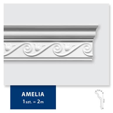 Carton de 48 mètres Corniche Plafond AMELIA DMS - 24 pièces