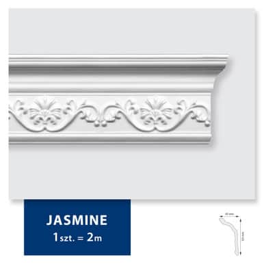 Carton de 48 mètres Corniche Plafond JASMINE DMS - 24 pièces
