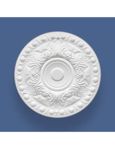 Rosace plafond Grace K19 motif floral géométrique 10 pièces