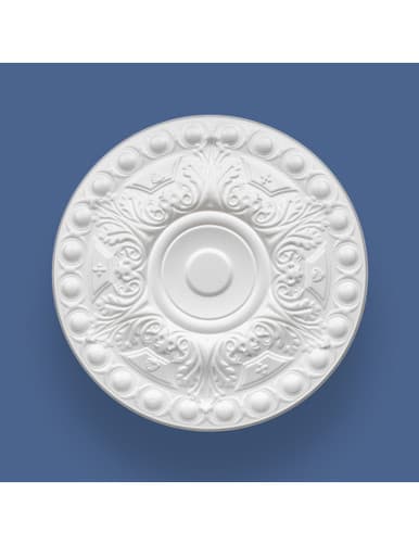 Rosace plafond Grace K19 motif floral géométrique 10 pièces