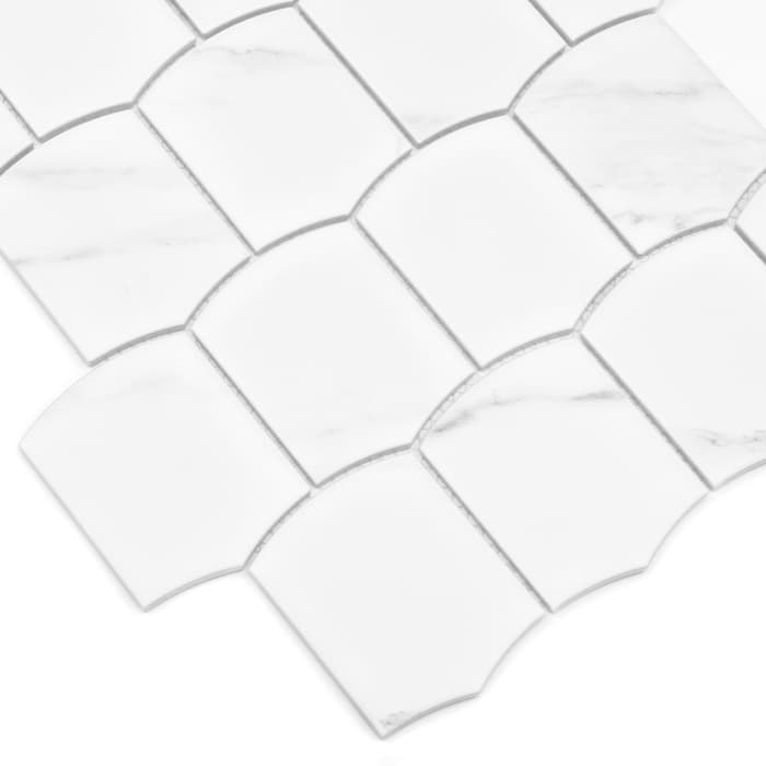 Mosaïque Arcado Carrara matt