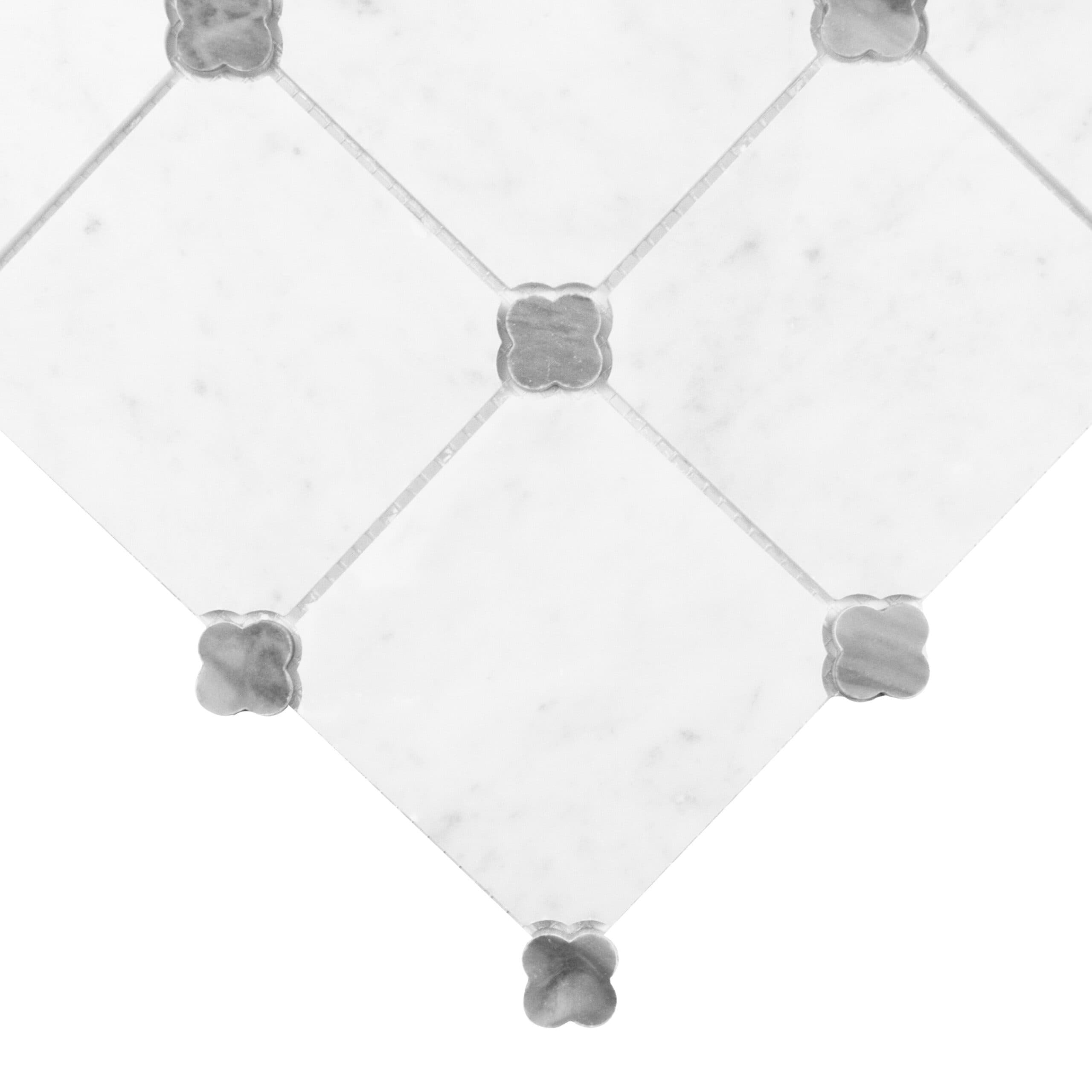 Mosaïque Carrara Octalux 100