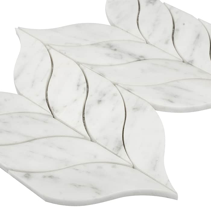 Mosaïque Carrara White Calamus