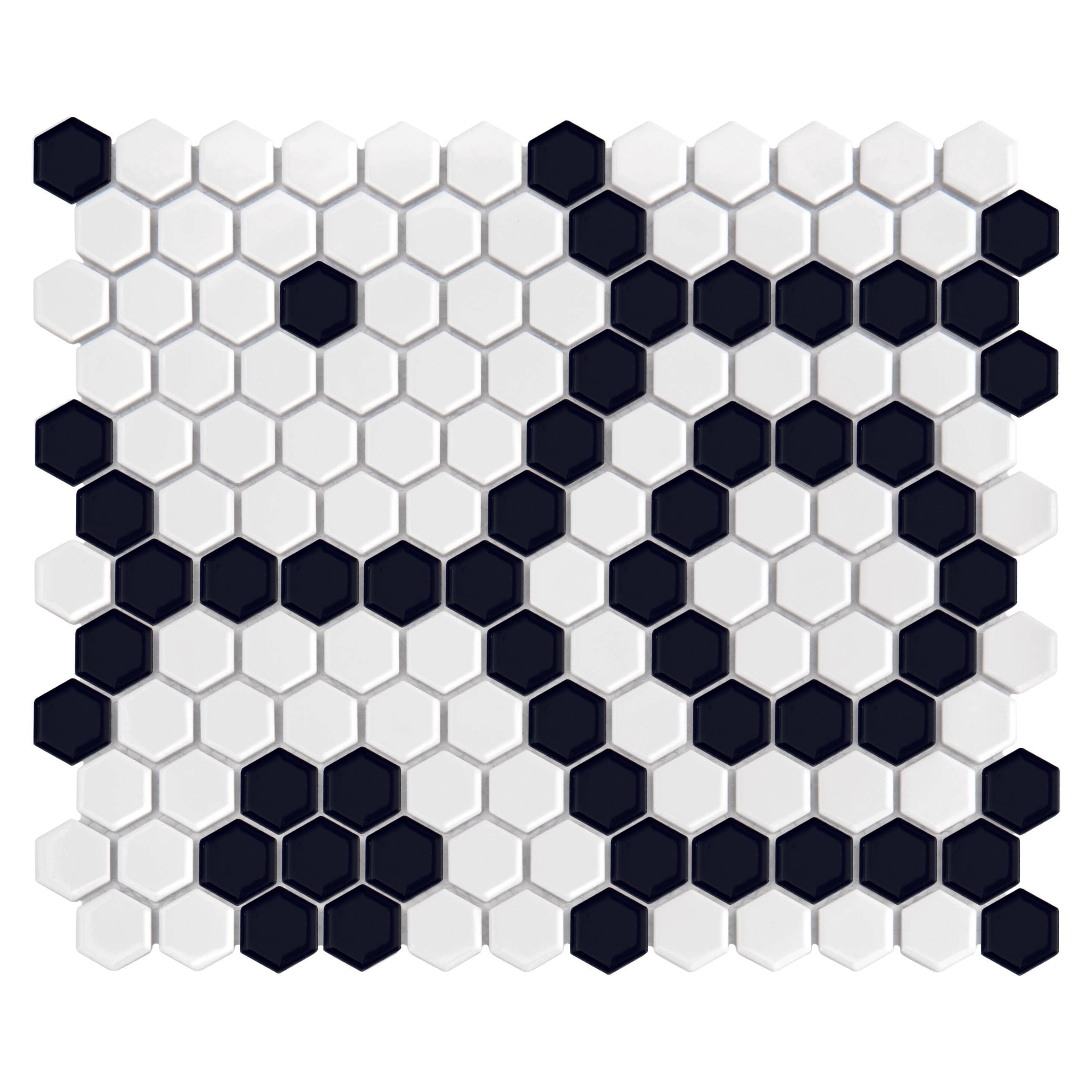 Mini Hexagon B&W Bee