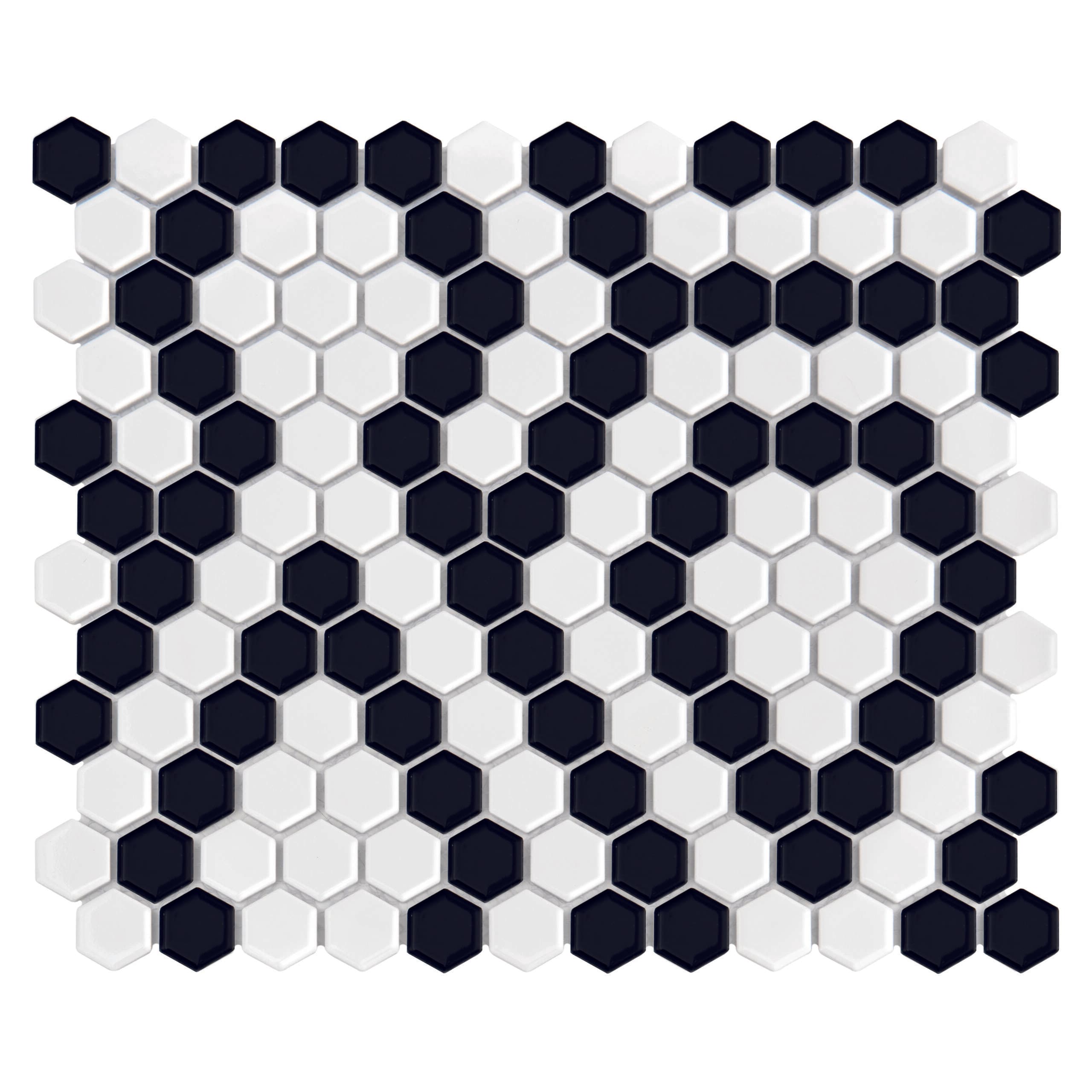 Mosaïque Mini Hexagon B&W Lace