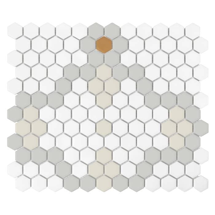 Mosaïque Mini Hexagon Compass matt