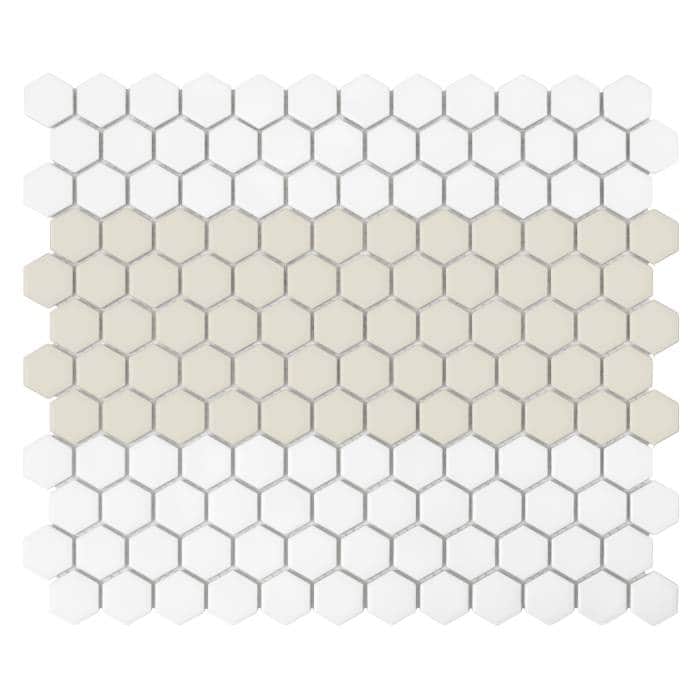 Mosaïque Mini Hexagon Stripe 1.C matt
