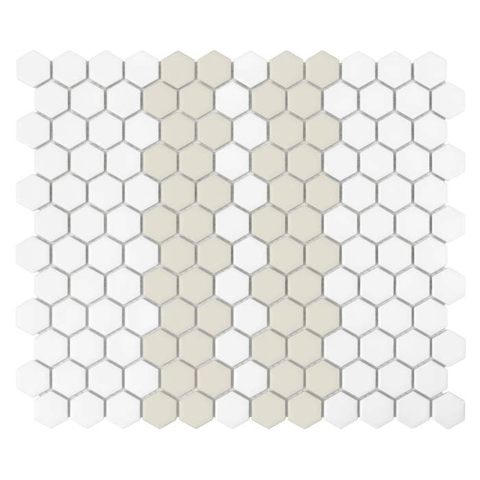 Mosaïque Mini Hexagon Stripe 2.1.C matt