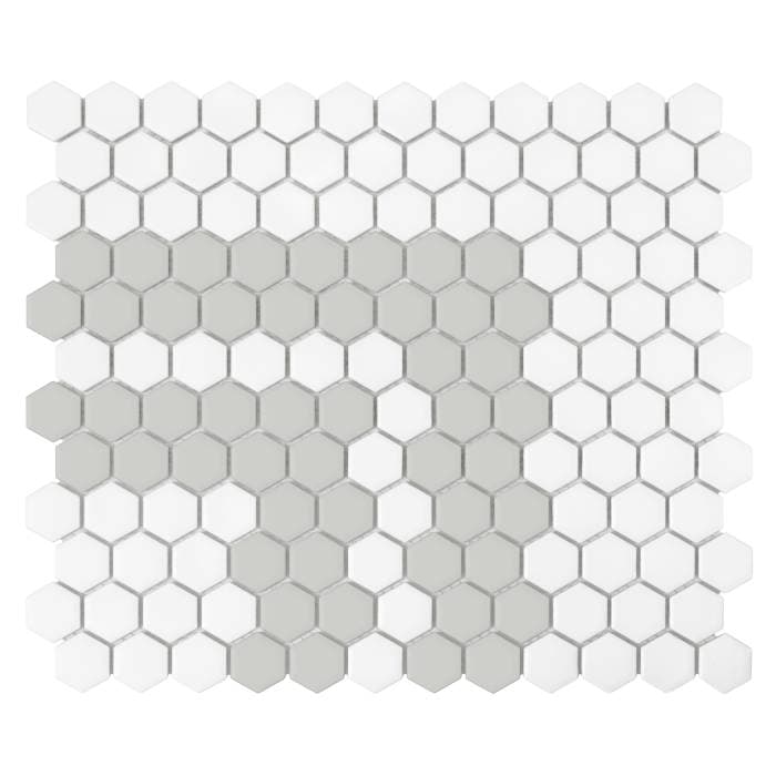 Mosaïque Mini Hexagon Stripe 2.2.A matt