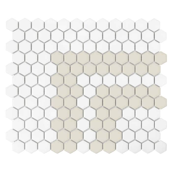 Mosaïque Mini Hexagon Stripe 2.3.C matt