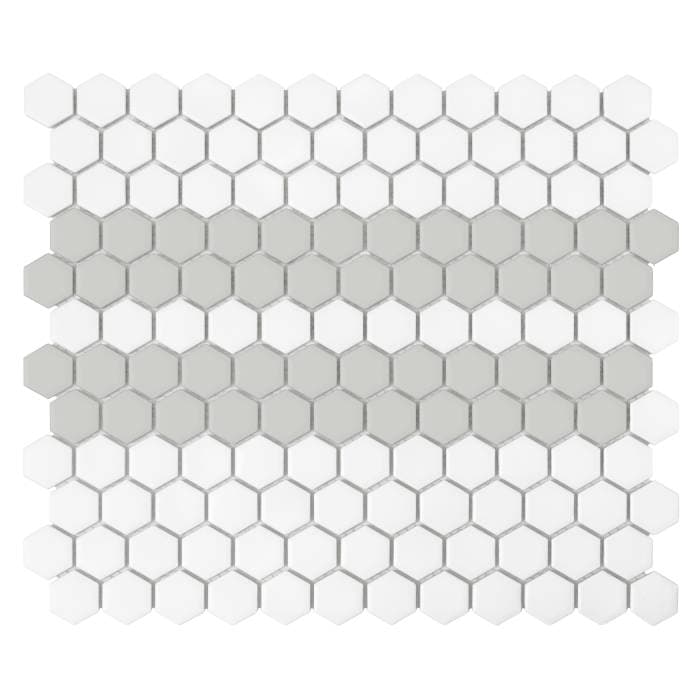 Mosaïque Mini Hexagon Stripe 2.A matt