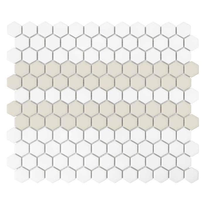 Mosaïque Mini Hexagon Stripe 2.C matt