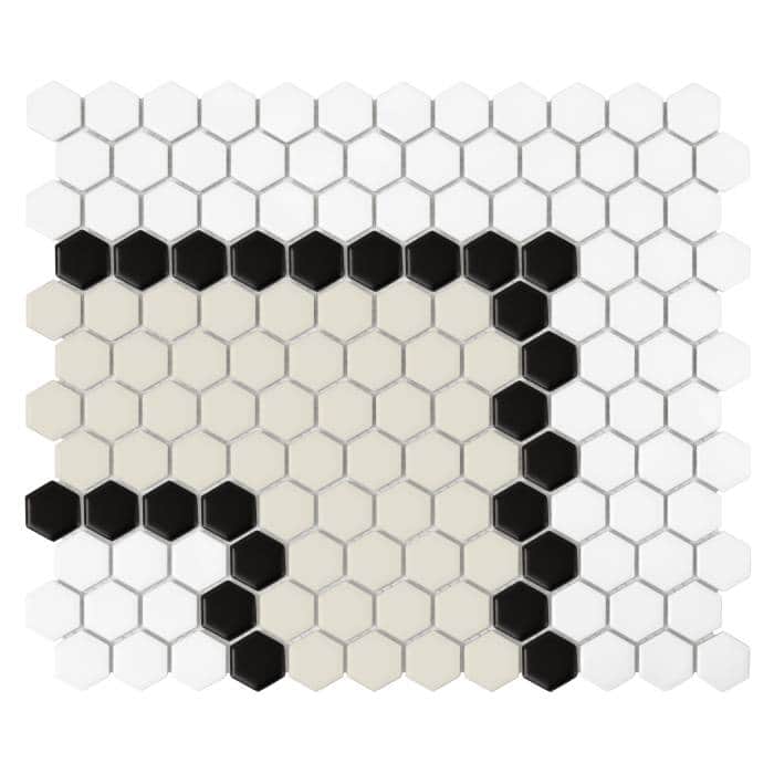 Mosaïque Mini Hexagon Stripe 3.2.B matt