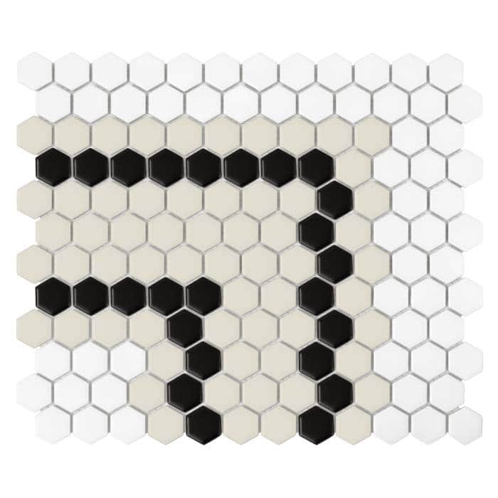 Mosaïque Mini Hexagon Stripe 5.2.C matt