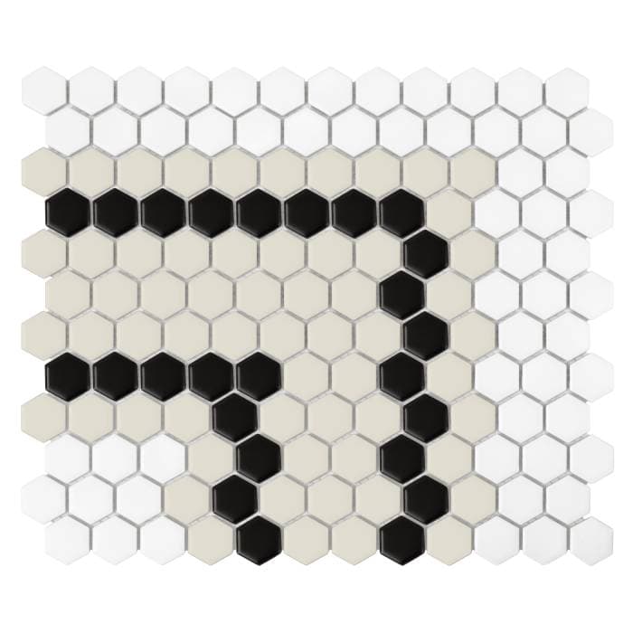 Mosaïque Mini Hexagon Stripe 5.2.C matt