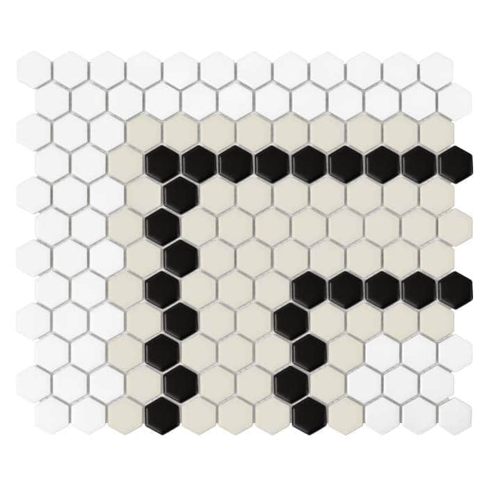 Mosaïque Mini Hexagon Stripe 5.3.C matt