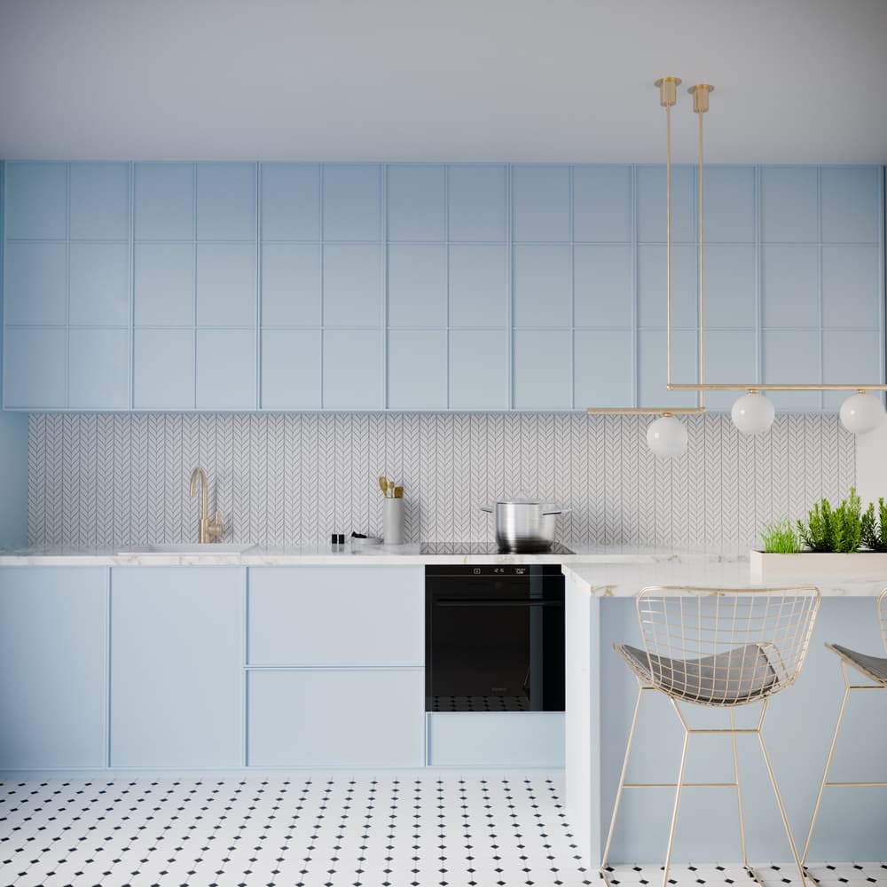 Mosaïque Octagon White 95 matt