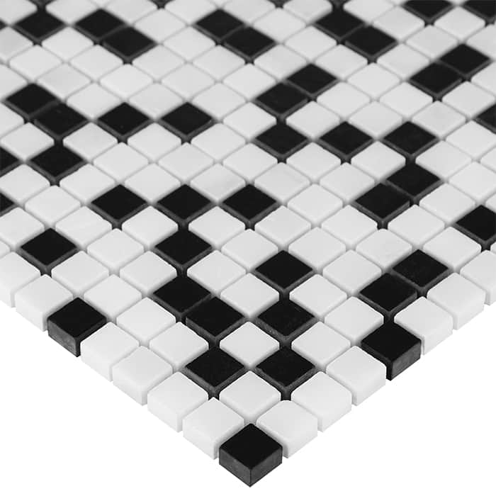 Mosaïque Pure White Mix 15