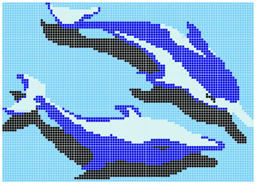 Mosaïque Q Dolphins