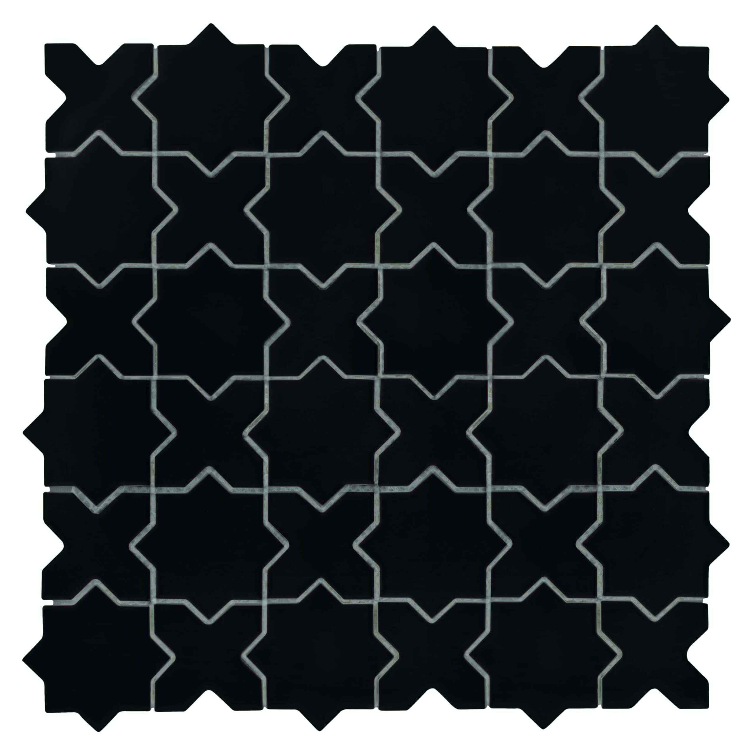 Mosaïque Star&Cross Black matt