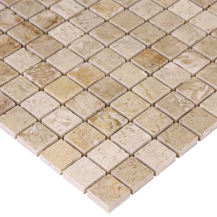 Mosaïque Travertine Cream 25