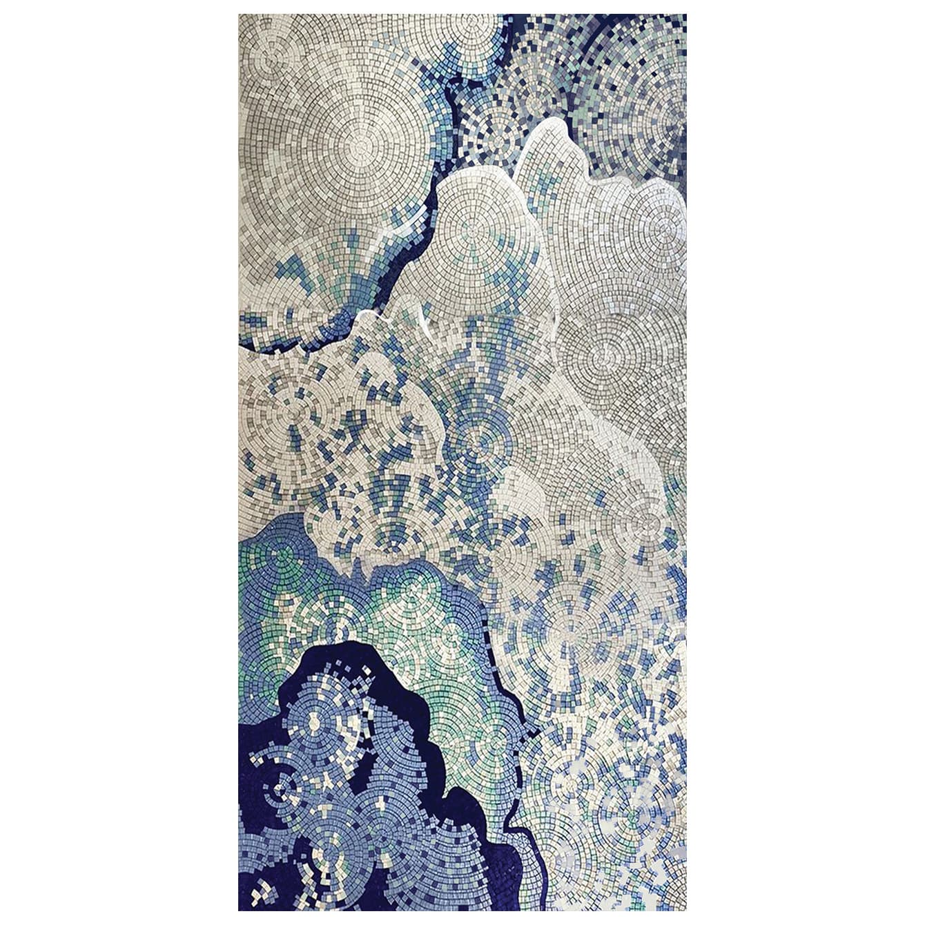 Mosaïque Waves – 110×220 cm