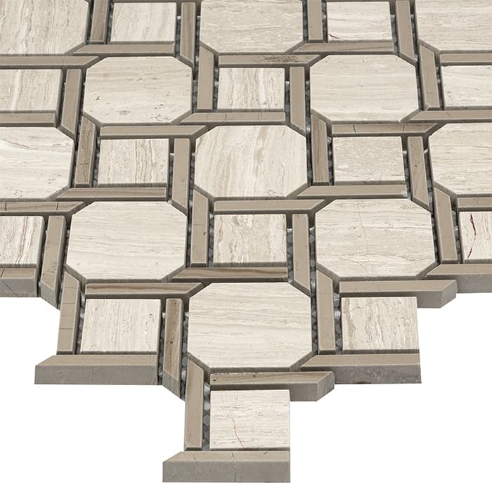 Mosaïque Woodstone Grey Nodum