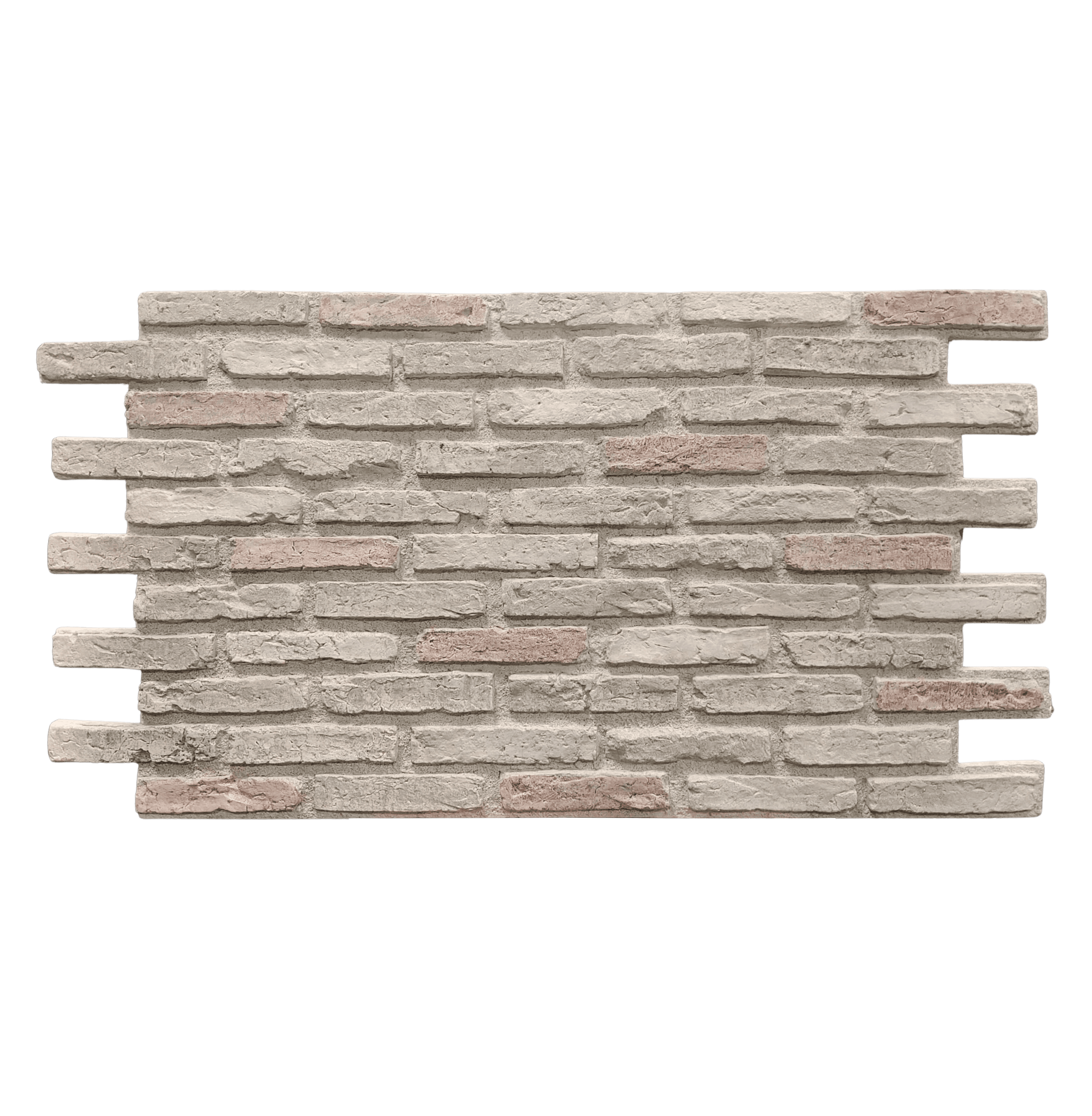 Polyurethane wall panel RUSTIC WHITE 119x63cm