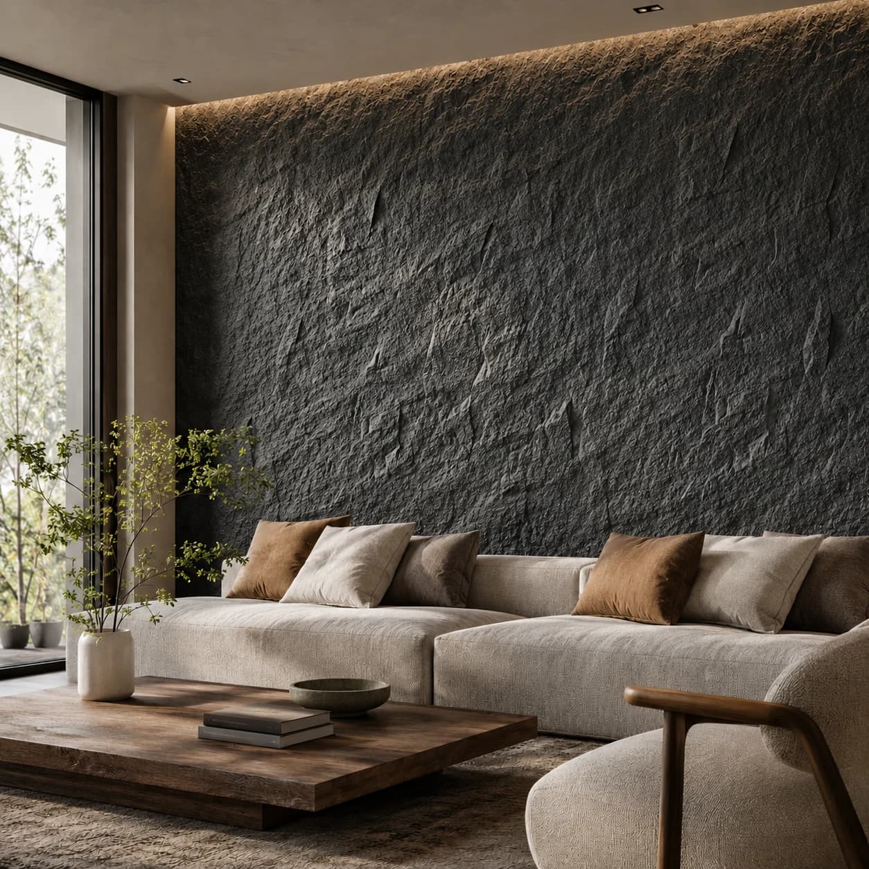CAVE WALL panneau mural en polyuréthane 240x80cm