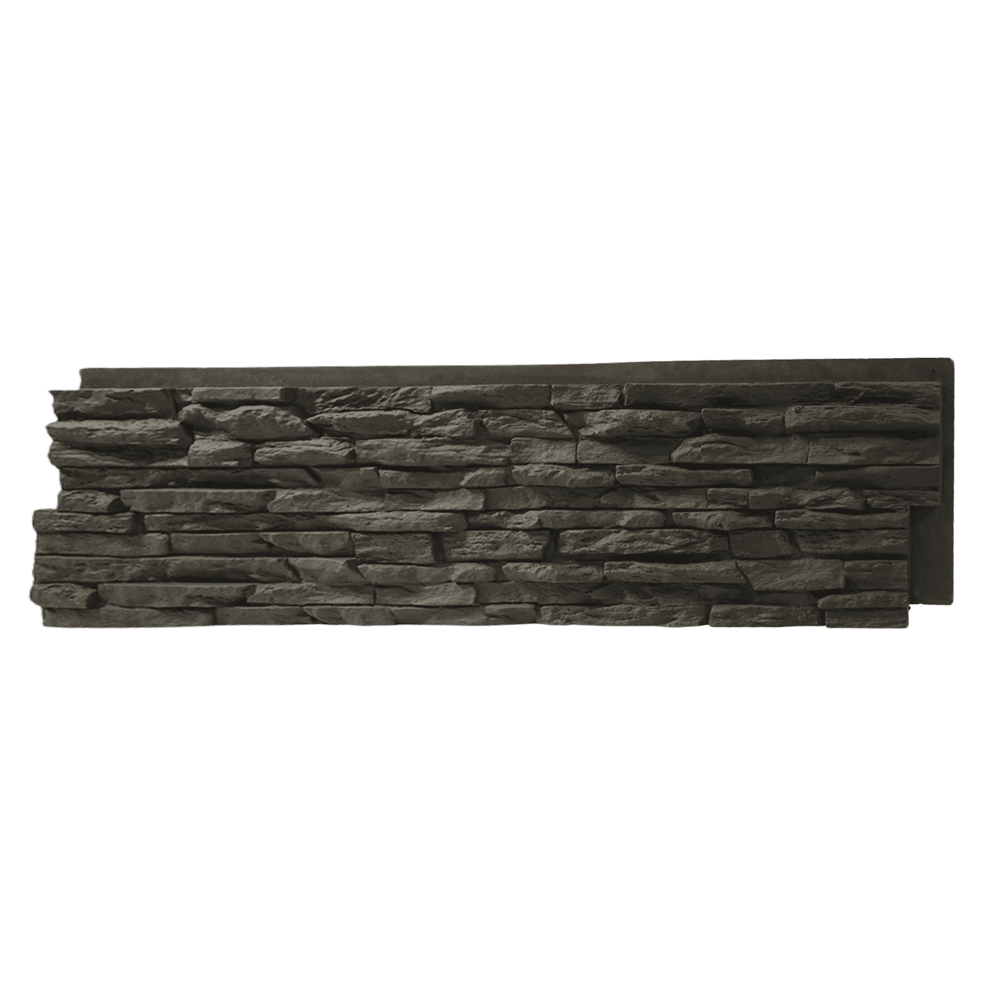 Panneau mural en polyuréthane Graphite Rock 122 x 33 cm