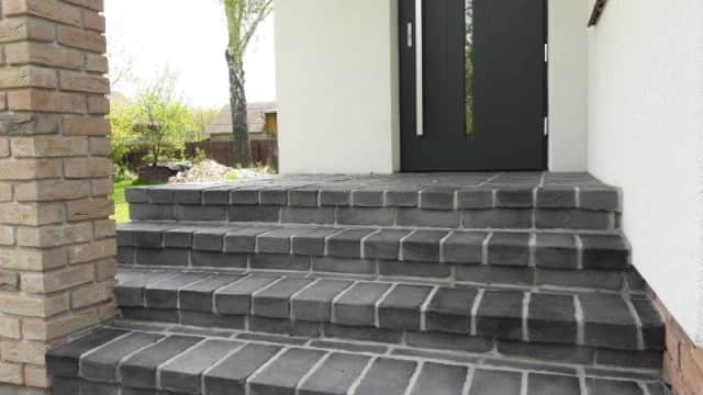 Carrelage ciment vieille brique graphite – L : 13.5 cm x H : 27 cm x Ep : 1.5 cm