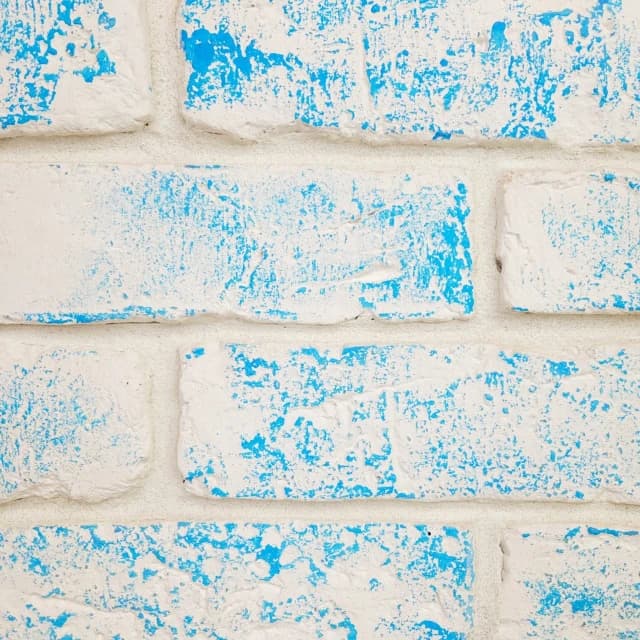 Bleu pastel blanchi