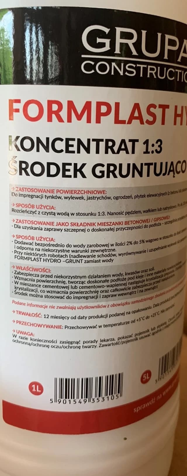 Forloplast Hydro-Grunt 1:3 1L