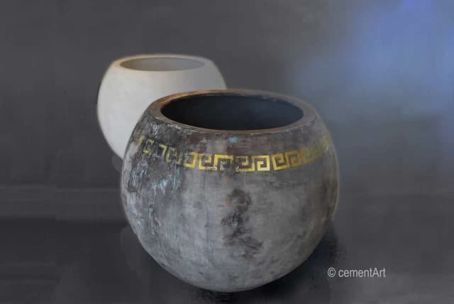 Large planter, concrete pot