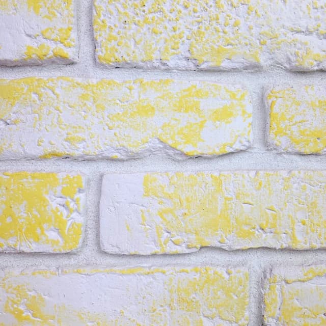 Bleached pastel yellow