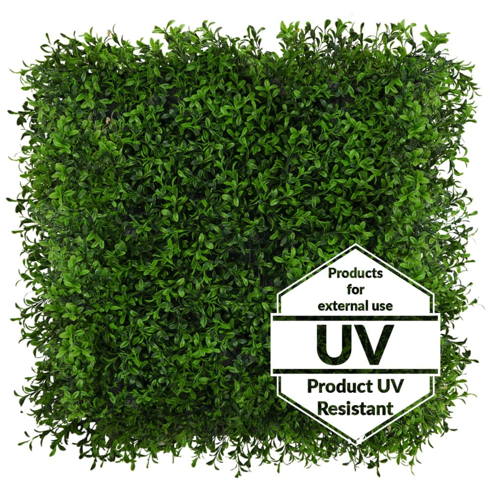 Tapis UV Buis artificiel vert 50x50cm