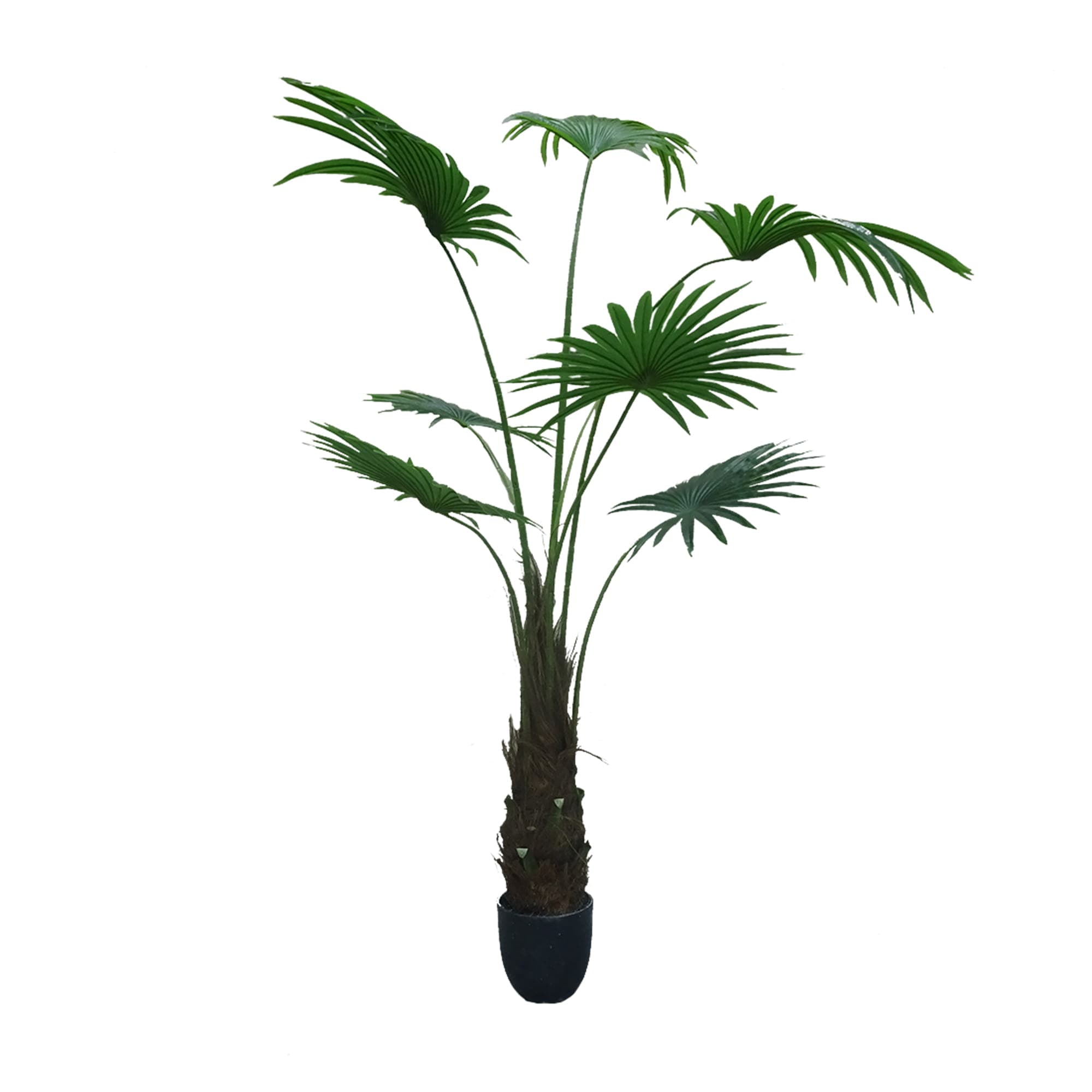Artificial palm tree in pot Washingtonia Robusta, 180 cm