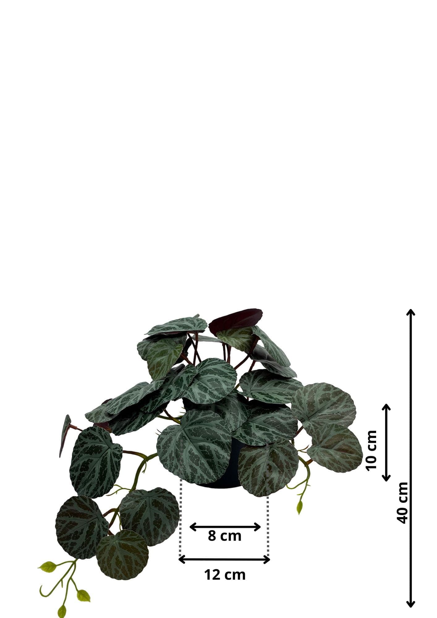 Plante Pilea artificielle 40 cm
