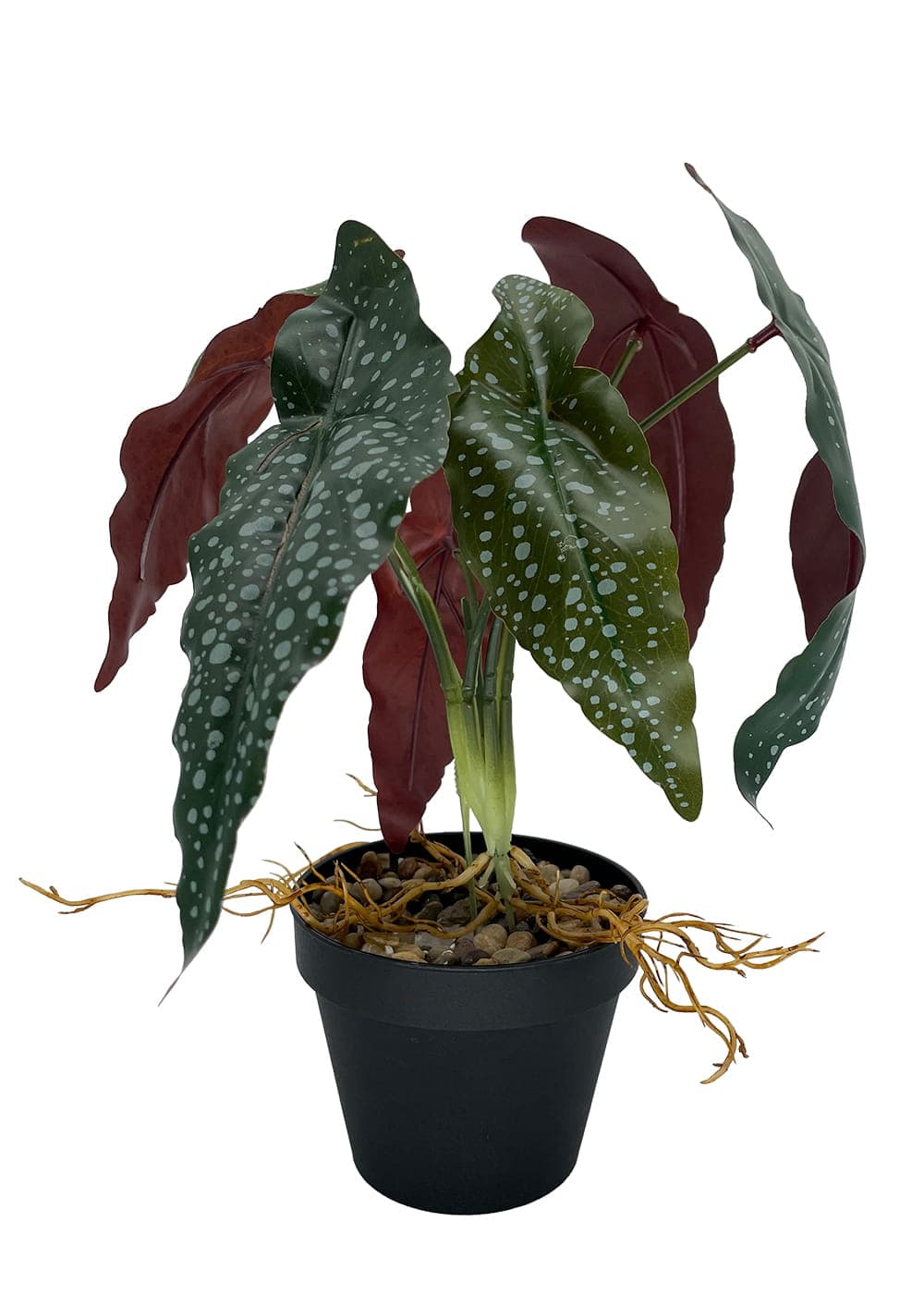 Plante artificielle Bégonia Rosie 35 cm – Green Designers