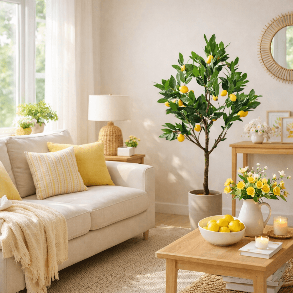 Citronnier artificiel 140 cm
