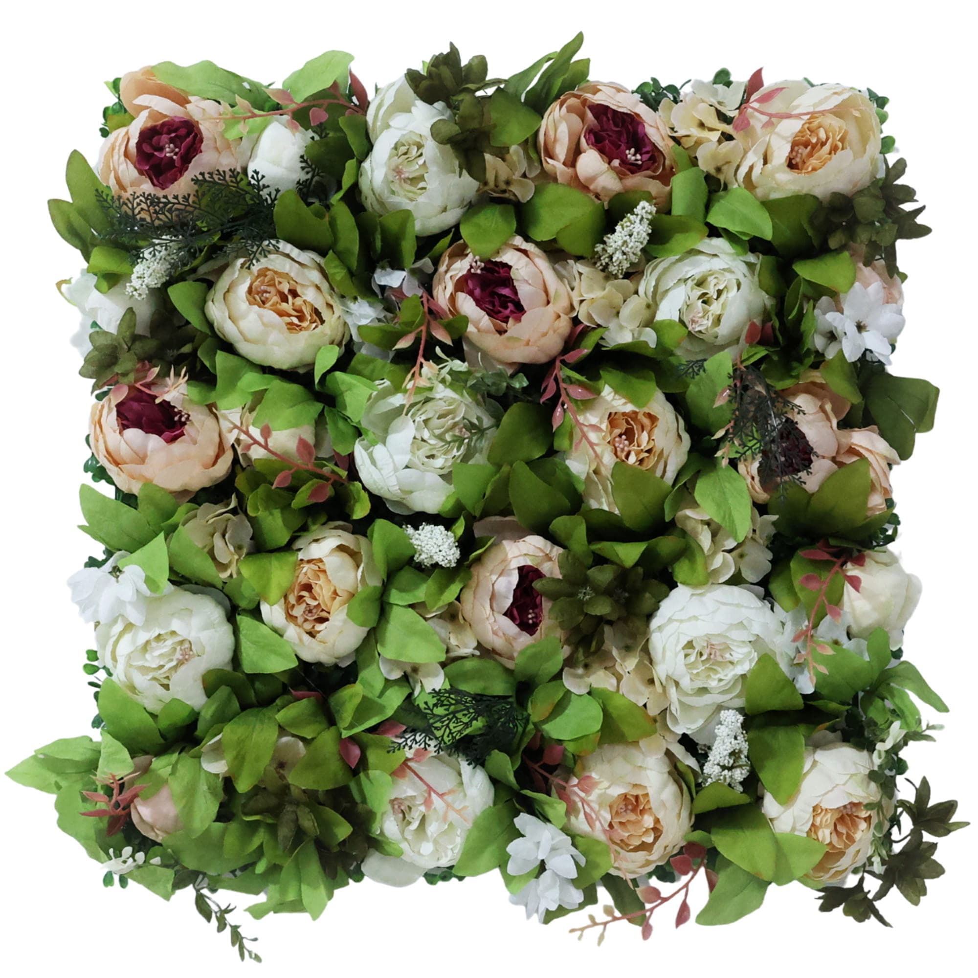 Peony Bloom flower wall 50x50cm